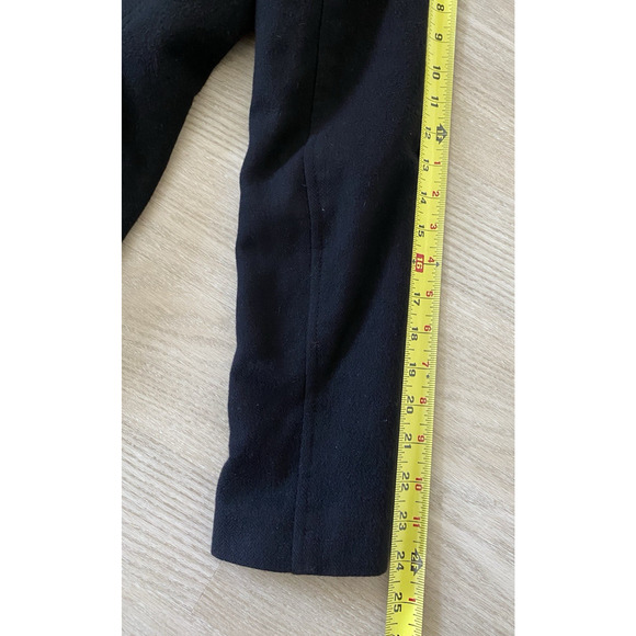 THE ROW Cashmere Belted Wrap Coat Black Sz 0 Quiet Luxury Designer USA - Picture 13 of 16